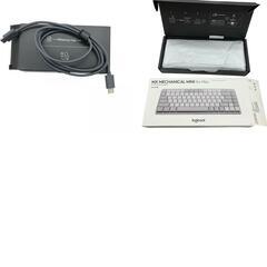 186000 現状品 logicool ロジクール PC周辺機器 メカニカルキーボード MINI for Mac KX850M  ホワイトグレー ワイヤレスメカニカルキーボード [241204HM220128]の画像