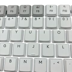 186000 現状品 logicool ロジクール PC周辺機器 メカニカルキーボード MINI for Mac KX850M  ホワイトグレー ワイヤレスメカニカルキーボード [241204HM220128]の画像