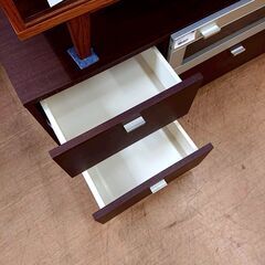 パモウナ テレビボード ミドルブラウン 160 TV台の画像