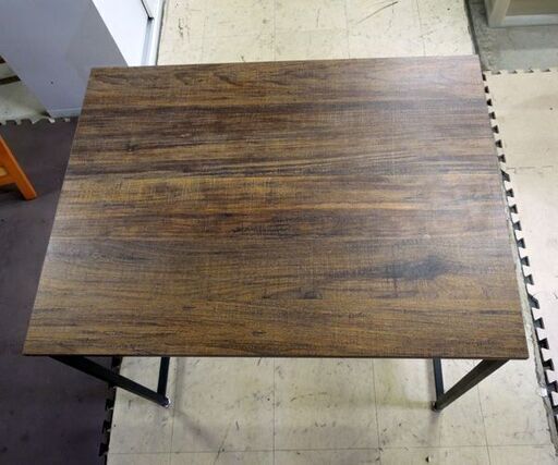 PCデスク インダストリアル風 幅80.5cm キーボード置き付き デスク 机 札幌市東区 新道東店 インダストリアル風 シンプルデスク 幅80×奥行60cm PCデスク 机