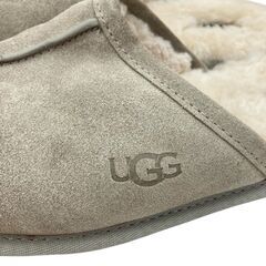 186000 UGG アグ スカッフ ムートン 1101111  グレー　ベージュ Caribou [241211HM140144]の画像
