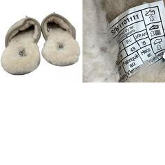 186000 UGG アグ スカッフ ムートン 1101111  グレー　ベージュ Caribou [241211HM140144]の画像
