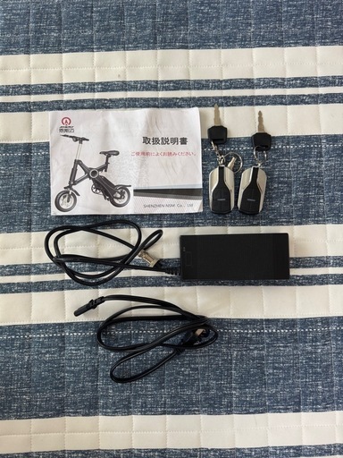 中華製ASKMY折り畳み自転車 ヒンジ式 動作確認のみ LEDライトアシスト 