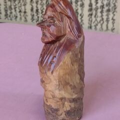 一刀彫　役行者の画像