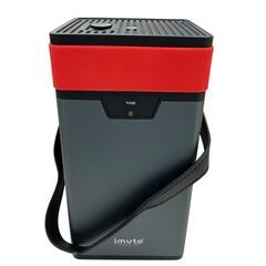 186001 現状品 imuto  digi power cube ポータブル電源 M10  赤 黒 [241003HM120180]の画像