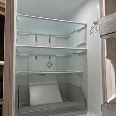 美品！2023年製　東芝　TOSHIBA　冷蔵庫 2ドア 153L 右開き BSシリーズ 幅47.9cm セミマットホワイト　GR-W15BS-Wの画像