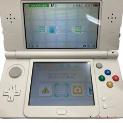 186000 現状品 Nintendo ニンテンドー ニンテンドー3DS new ニンテンドー3DS KTR-001  ホワイト [250304HM240085]の画像