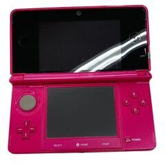 186000 現状品 Nintendo ニンテンドー ニンテンドー3DS CTR-001  グロスピンク [250224HM080107]の画像