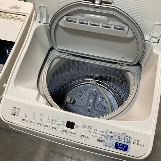 【ジモティー割】SHARP 2024年製 6.5kg 洗濯機 乾燥機能付き（ID1182）