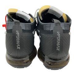 186001 NIKE ナイキ Off-White × Nike Air Vapormax ""The Ten"" オフホワイト ナイキ コラボ AA3831-001  27.5 ブラック エアヴェイパーマックス ""ザ テン"" 27.5㎝ [250425HM130013]の画像