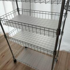 【美品】ダイソー/スチールラックの画像