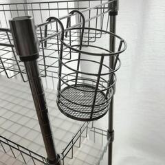 【美品】ダイソー/スチールラックの画像
