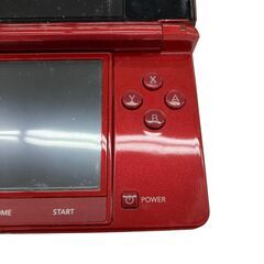 186000 ジャンク品 任天堂 ／ Nintendo ニンテンドー ニンテンドー3DS CTR-001  レッド [250408HM060169]の画像