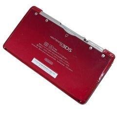 186000 訳アリ品 任天堂 ／ Nintendo ニンテンドー ニンテンドー3DS CTR-001  レッド [250527HM180089]の画像
