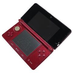 186000 訳アリ品 任天堂 ／ Nintendo ニンテンドー ニンテンドー3DS CTR-001  レッド [250527HM180089]の画像