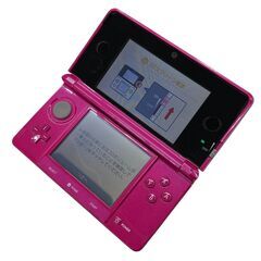 186000 現状品 任天堂 ／ Nintendo ニンテンドー ニンテンドー3DS CTR-001  グロスピンク [250428HM100263]の画像