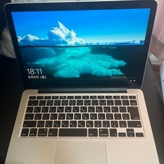 直接取引MacBookpro A1502  Windows10の画像