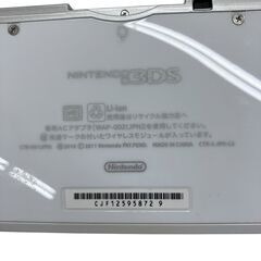 186000 ジャンク品 任天堂 ／ Nintendo ニンテンドー ニンテンドー3DS CTR-001  ホワイト [250520HM150297]の画像