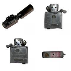 186000 現状品 ZIPPO ジッポー オイルライター アラベスク ピンク アーマー 両面加工 [250617HM150020]の画像