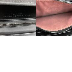 186000 現状品 Stella McCartney ステラマッカートニー STELLA McCARTNEY 長財布 ブラック レディース [250429HM240035]の画像