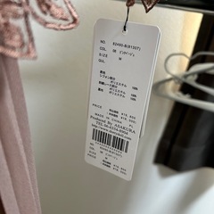 新品　未使用　タグ付き　お呼ばれドレス　パーティードレス　ワンピース　シフォン　プリーツ　ピンク　Mサイズの画像