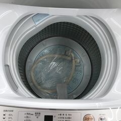 ★ジモティ割あり★ AQUA　洗濯機　4.5㎏　21年製　 動作確認／クリーニング済み KJ11211　の画像