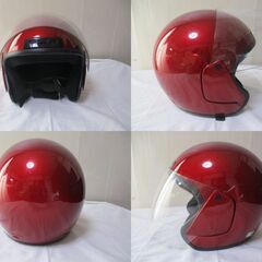 G∝225 ヘルメット マルシン VR-310 フリーサイズ ジャンク品 検： ジェットヘルメット ジットタイプの画像