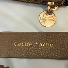 カシュカシュ cachecache トートバッグ ハンドバッグ 縦型 ポーチ付き キャンバス レディース バッグ 合皮の画像
