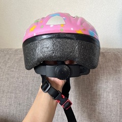 女の子　自転車ヘルメットの画像