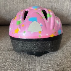 女の子　自転車ヘルメットの画像
