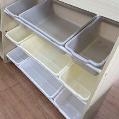 絵本ラック おもちゃ収納 子ども用家具🚚自社配送時💳代引き可🚚(現金、クレジット、スマホ決済対応)の画像