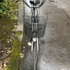 【リサイクルショップどりーむ天保山店】No.373 エコチャリNo.21943 自転車 24インチ ライトNG ギア無し ベル無しの画像