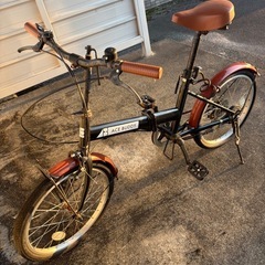 二つ折り自転車！6段ギア調整可能の画像