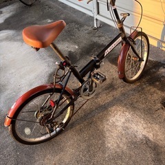 二つ折り自転車！6段ギア調整可能の画像