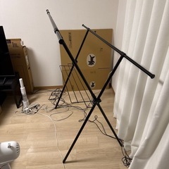 　ニトリ室内用洗濯物干し竿 の画像
