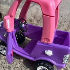 美品‼️US🇺🇸 little tilesプリンセス コージー トラック🩷ピンク 💜トラック足蹴り乗用車🍉プロフ必読の画像