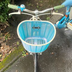 【リサイクルショップどりーむ天保山店】No.374 エコチャリNo.21941 子ども自転車 24インチ ライトOK ベルOK ギア無しの画像