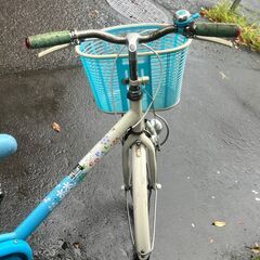 【リサイクルショップどりーむ天保山店】No.374 エコチャリNo.21941 子ども自転車 24インチ ライトOK ベルOK ギア無しの画像