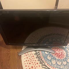 シャープテレビ26インチリモコン付きの画像