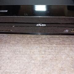 【中古】DVDプレイヤー　DV-H2228　リモコン　HDMIケーブル　AVケーブル　説明書付き　アズマの画像
