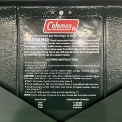 【リサイクルショップどりーむ天保山店】No.316 BBQコンロ Coleman/コールマン 413H アウトドア用品 現状品の画像