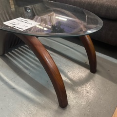 アジアン家具　ガラステーブルの画像