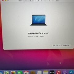 MacBook 2015 12inch Reainaディスプレイの画像