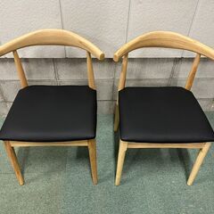 ダイニングチェア 2脚セット インテリア おしゃれ 幅47cm×奥行50cm×高さ80cm（座高47cm） の画像