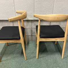 ダイニングチェア 2脚セット インテリア おしゃれ 幅47cm×奥行50cm×高さ80cm（座高47cm） の画像