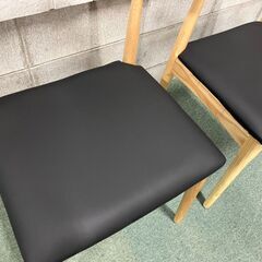 ダイニングチェア 2脚セット インテリア おしゃれ 幅47cm×奥行50cm×高さ80cm（座高47cm） の画像