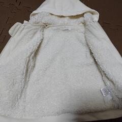 もこもこ上着95cm　帽子着脱可の画像