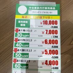 ﾀﾞｲﾆﾝｸﾞﾃｰﾌﾞﾙ/丸(No:1264706)の画像
