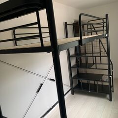 ロフトベッド ベッド システムベッド 💳自社配送時🌟代引き可💳※現金、クレジット、スマホ決済対応※【送料に設置込】の画像