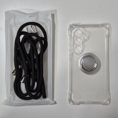 【新品・未使用】Galaxy s24 クリアケース リング付き ショルダーの画像
